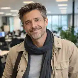 Portrait de Julien Moreau, joueur de casino en ligne basé à Nantes, partageant son expérience personnelle du jeu responsable en France.